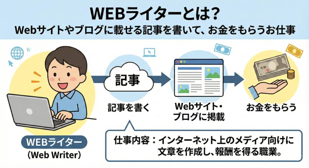 WEBライターの説明画像